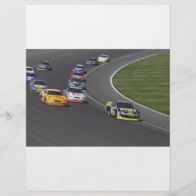 Nascar tävling custom flyer