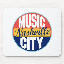 Nashville vintageetikett mus matta