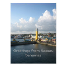 Nassau hamn vykort