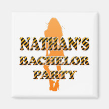 Nathans ungkarlparty kylskåps magneter