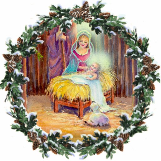 NATIVITY & KRAN av SHARON SHARPE Photo Cutouts