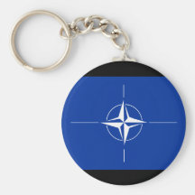 Nato-flagga Nyckelring