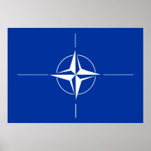 Nato-flagga Print