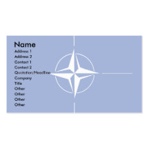 Nato-flagga Visitkort Mall