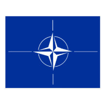 Nato-flagga Vykort