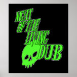 Natt av den bosatt AFFISCHEN för dub DUBSTEP
