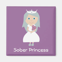 Nätt lilor nyktrar till Princessmagneten Magnet För Kylskåp