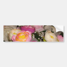 Nätt plast- blommor av okänd typ & avel bildekal