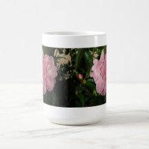 Nätt rosablomma kaffe kopp