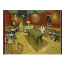 Natten Café Vykort