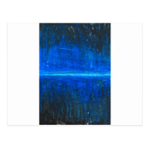 Natten fodrar (abstrakt cityscape) vykort