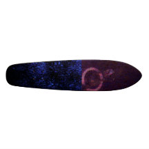 Natthimmel virvlar runt skate decks