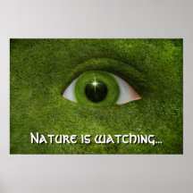 Naturen håller ögonen på… print