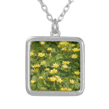 NATUREN Small-yellow-flowers-in-grass1957 BLOMMAR  Hängsmycke