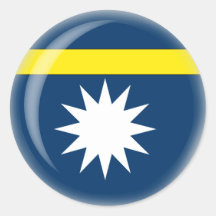 Nauru Rund Klistermärke