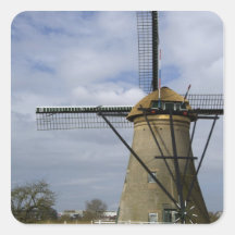 Nederländerna (aka Holland), Kinderdijk. 19 Klistermärken