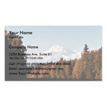 Nedgången beskådar av Denali, Mount McKinley Visitkort Mall