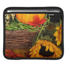 Nedgångskördsolrosor iPad Sleeve