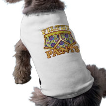 Nedsmutsad byxor v2 hund t-shirts