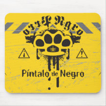 Neger för AZTK Mousepad Perro Musmattor