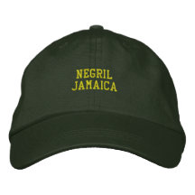 Negril broderade Jamaica Broderad Keps