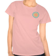 Neon uppsätta som mål hjärtslag t shirt