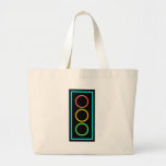 NeonStoplight Tote Bag