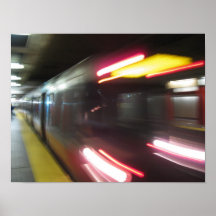 Neontåg av Boston Posters