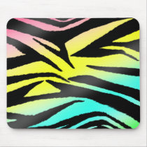 Neonzebra tryck Mousepad
