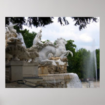 Neptune fontän affischer