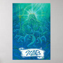 Neptune Maui Longboards affisch