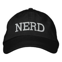 NERD BRODERADE KEPSAR