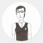 Nerdpojke första klistermärke