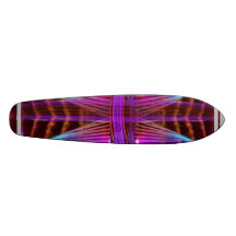 Netto purpurfärgad webben: SUPERcharged SuperSONIC Anpassad Skate Board