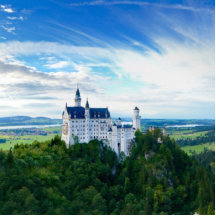 Neuschwanstein slott photo sculpture