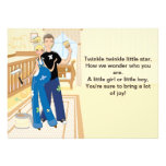Neutral baby showerinbjudan