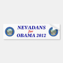 Nevada för den Obama klistermärken 2012 Bildekaler