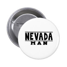 Nevada Man Designs Pinback Button