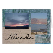 Nevada Scrapbook Hälsnings Kort