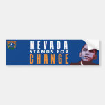 Nevada stativ för ändring - Obama bildekal