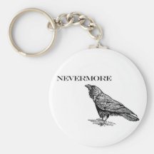 Nevermore korpsvart nyckelring
