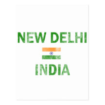 New Delhi Indien designer Vykort