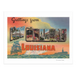 New Orleans Louisiana - stora brevplatser Vykort