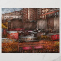 New York City - Greenwich by - abstrakt cit Flygblad