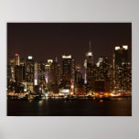New York City horisont Print