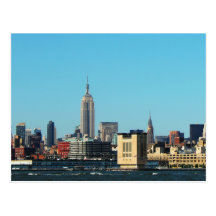 New York City horisont Vykort