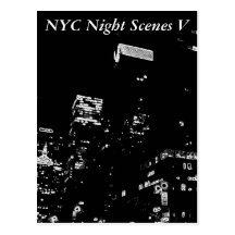 New York City nattplatser V - CricketDiane Vykort