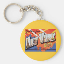 New York City vintage resor Nyckel Ringar