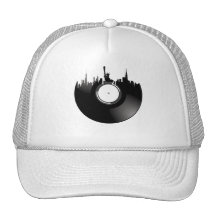 New York City Vinyl Record Mesh Hat