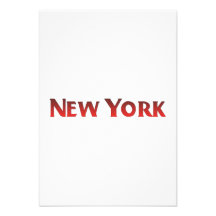 New York Custom Invite